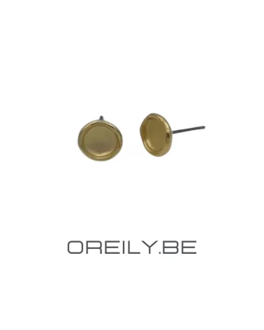 Oreily.be Small Round Earrings Gold