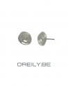 Oreily.be Small Round Flower Earring