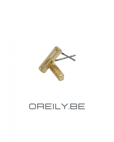 Oreily.be Gold Geometric Collection - Rectangle Earrings