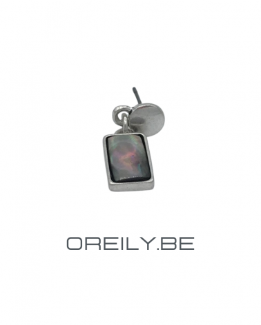 Oreily.be Rectangular Seashell Earrings