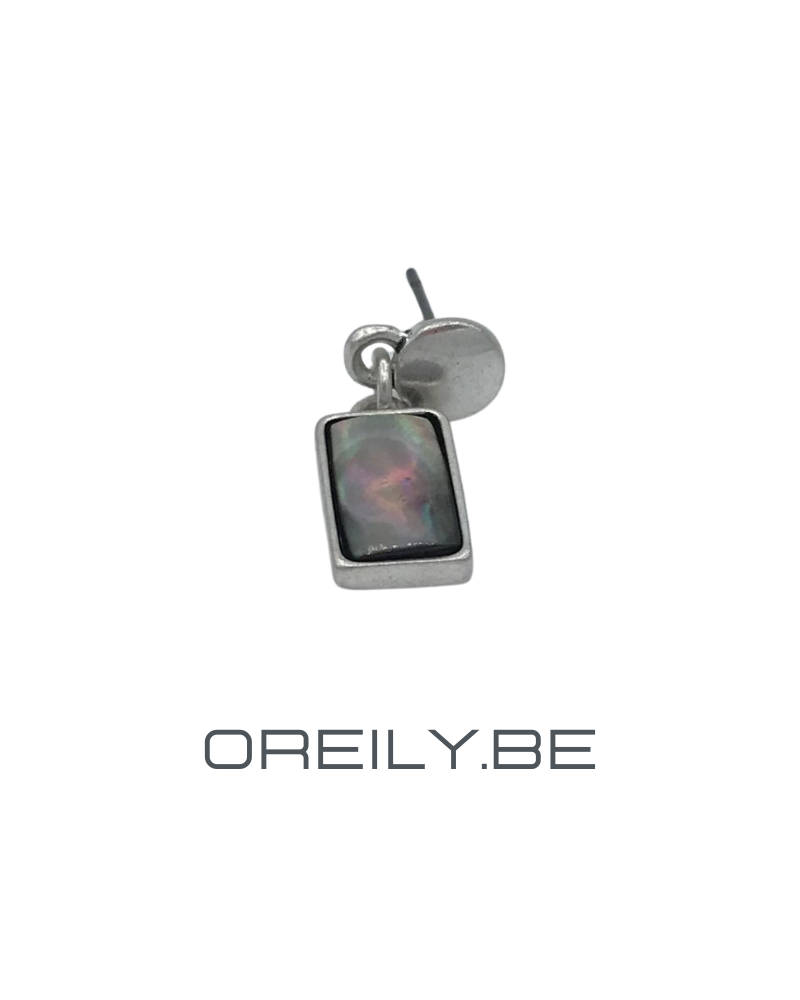 Oreily.be Rectangular Seashell Earrings