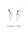 Oreily.be Gold Geometric Collection Earrings