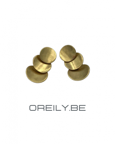 Oreily.be Triple Disc Earrings