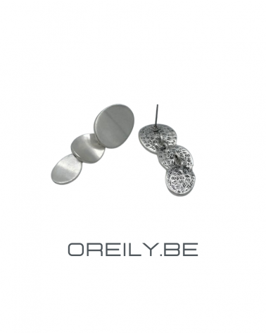 Oreily.be Triple Oval Earrings