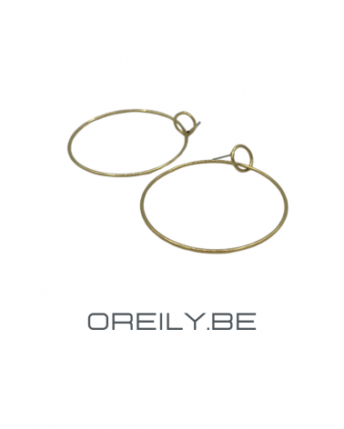 Oreily.be Gold Loop Earrings