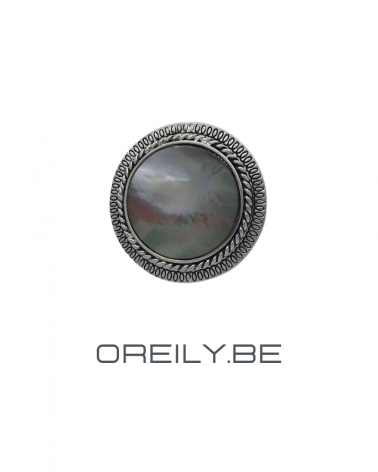 Oreily.be Large Round Seashell Ring