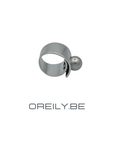 Oreily.be Grey Pearl Ring