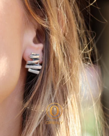 Oreily.be Zig Zag Earrings