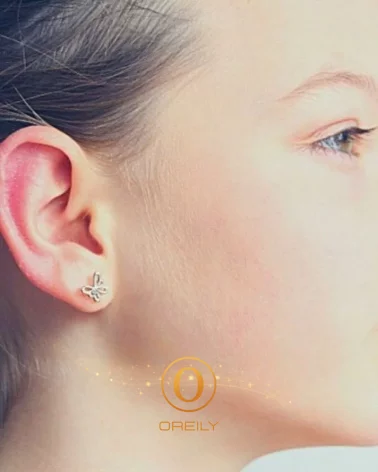 Oreily.be Small Butterfly Earrings