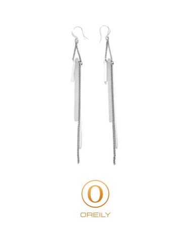 Oreily.be Long Transparent Earrings