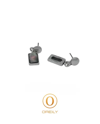 Oreily.be Rectangular Seashell Earrings