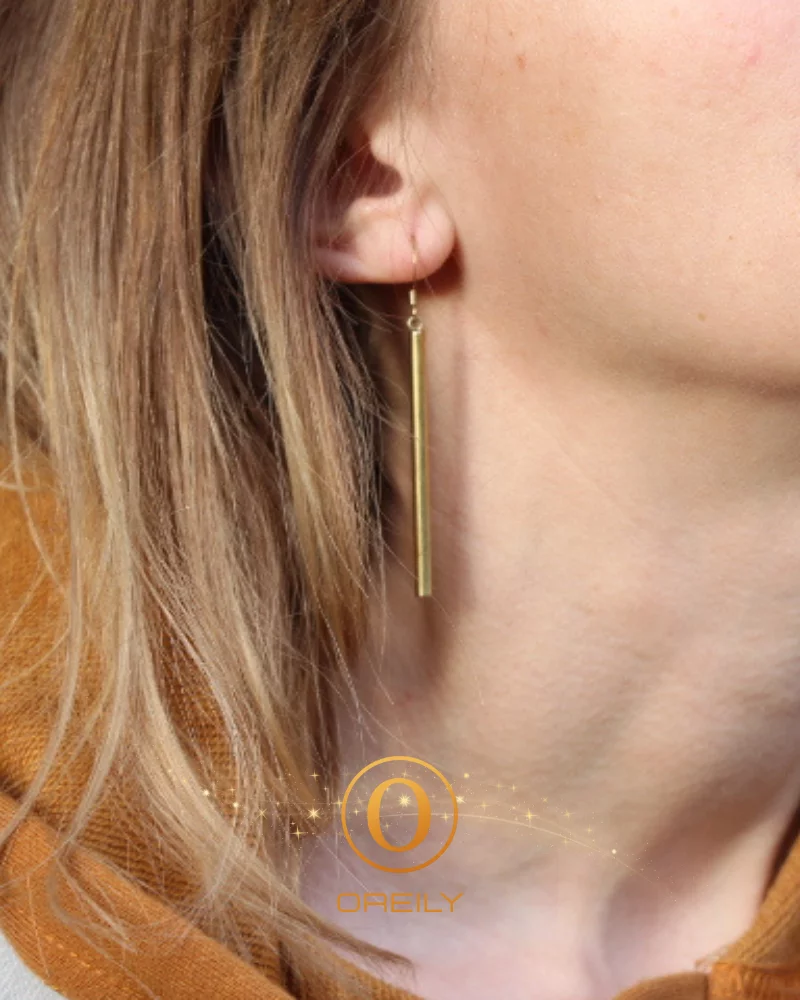 Oreily.be 5cm Earrings Gold
