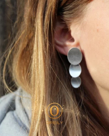 Oreily.be Triple Oval Earrings