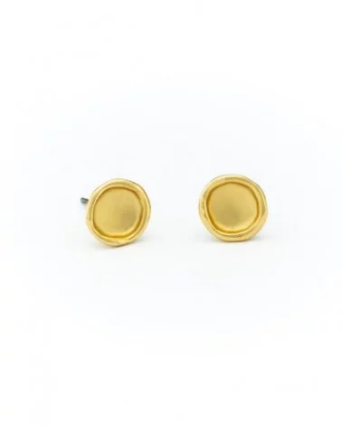 Small Round Earrings Gold | Oreily Belgium