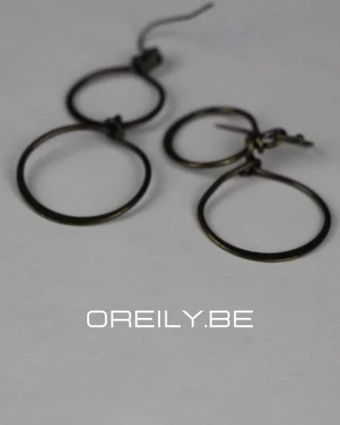 Oreily.be Antique Bronze Earrings