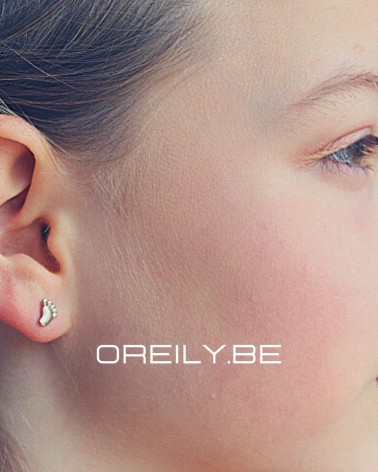 Oreily.be Small Feet Earrings