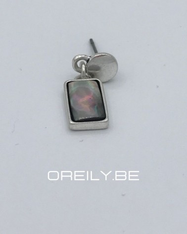 Oreily.be Rectangular Seashell Earrings