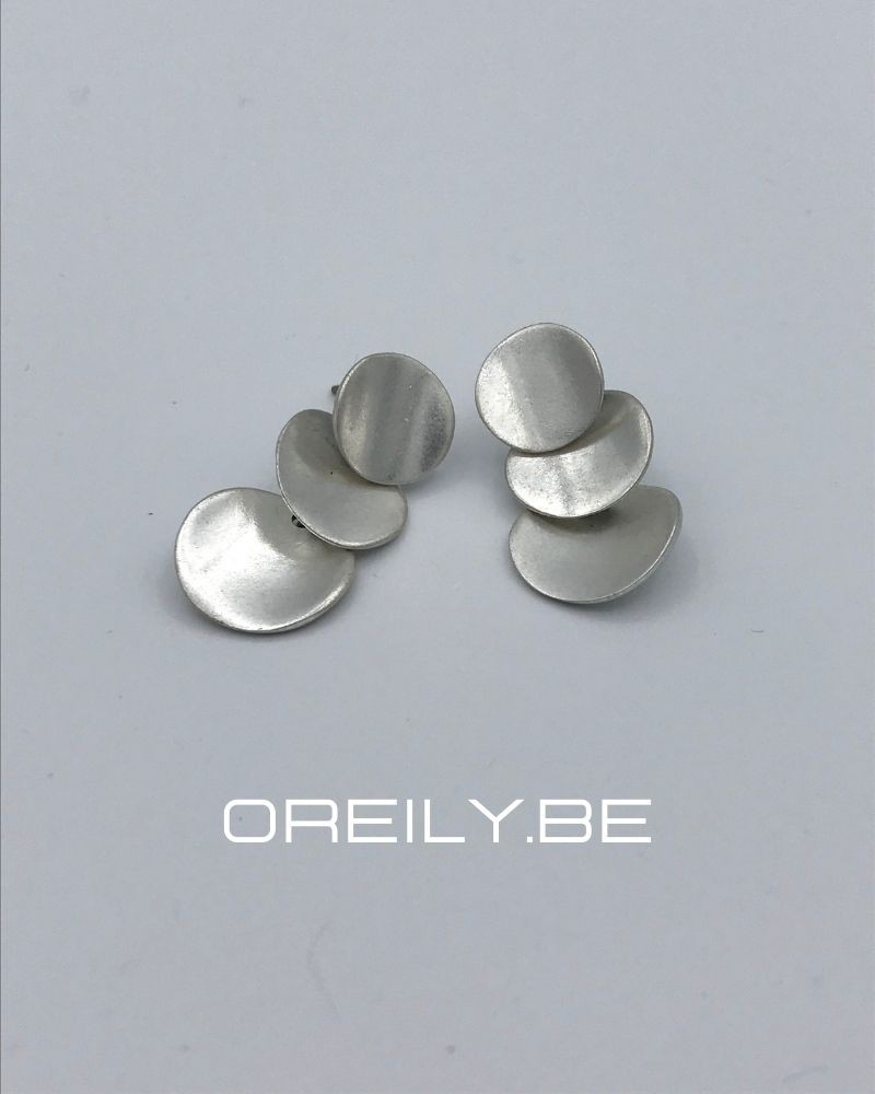 Oreily.be Triple Disc Earrings