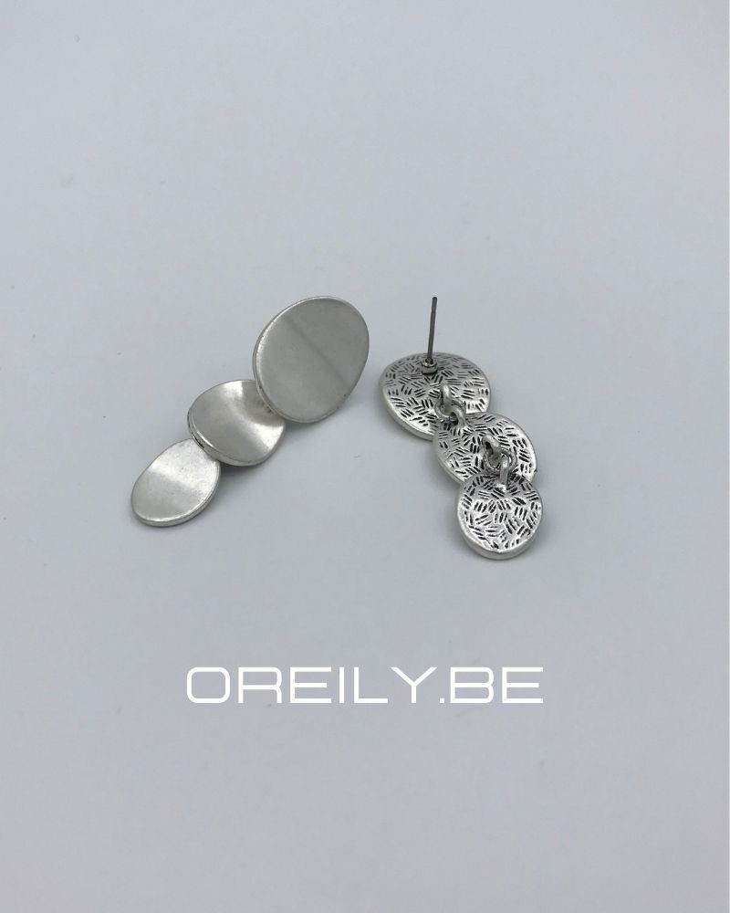 Oreily.be Triple Oval Earrings