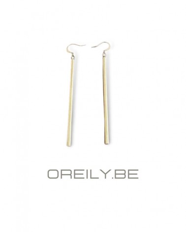 Oreily.be 7cm Long Earrings Gold