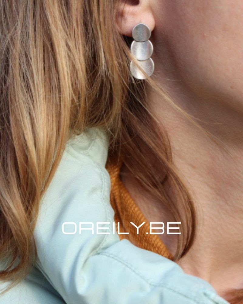 Oreily.be Triple Disc Earrings