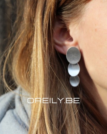 Oreily.be Triple Oval Earrings