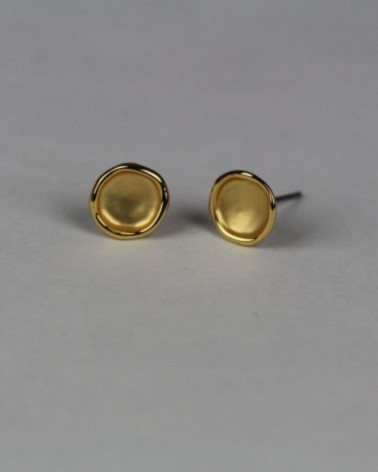 Oreily.be Small Round Earrings Gold