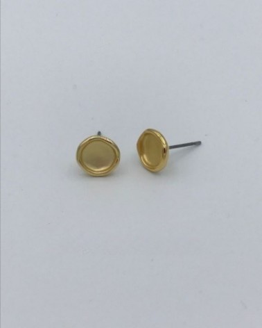 Oreily.be Small Round Earrings Gold