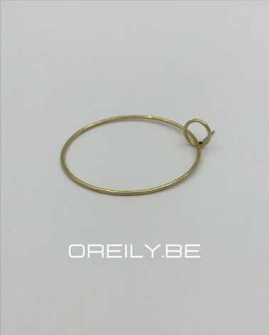 Oreily.be Gold Loop Earrings